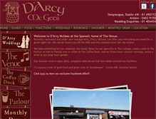 Tablet Screenshot of darcymcgeesatthespawell.ie